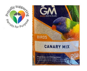 All About Birds, pet shop, bird toys, bird seed, forage, ashmore, gold coast, online, pets, birds, parrots, quaker, galah, conure, Indian ring neck, amazon, parrot, cockatiel, budgie, caique, therapy, happy, parrots for purpose, animal therapy, charity, giving, joy, love, inclusion, LGBTIQA, LGBTIA, Canary mix AGM 20kg bulk seed