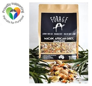 Forage Gourmet Seed -  Macaw, African Grey, Amazon