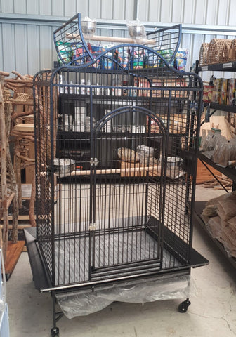 Parrot cage, bird cage, birds paradise, gold coast, affordable, heavy duty cage, local, delivery, pick-up, extra large, open top, open-top, seed catcher, feeding bowls, whole sale, bird shop