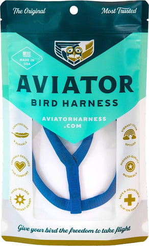 Aviator harness, bird harness, parrot harness, gold coast bird shop, adjustable, parrot toys, wholesale, distributor, natural bird products