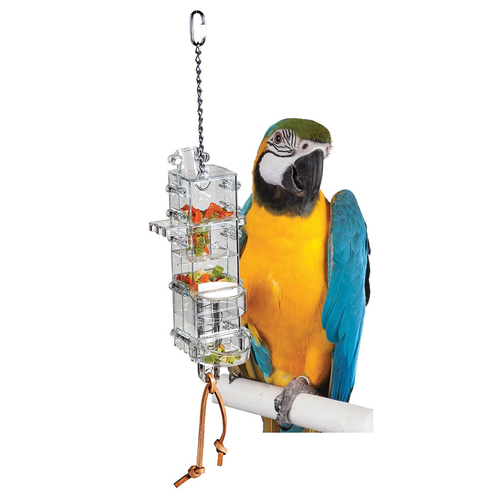 Featherland Paradise Tug N Slide, tug and slide, foraging system, forage toys, parrot, bird